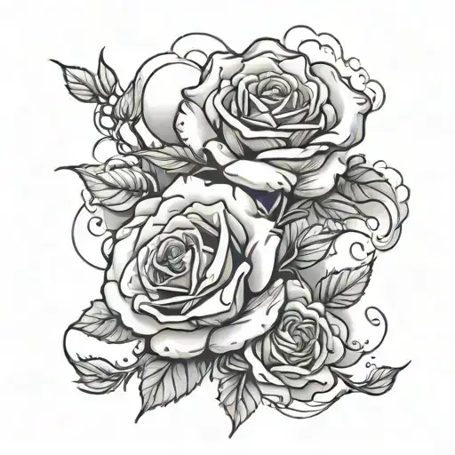 Clouds And Roses Dark For Cover