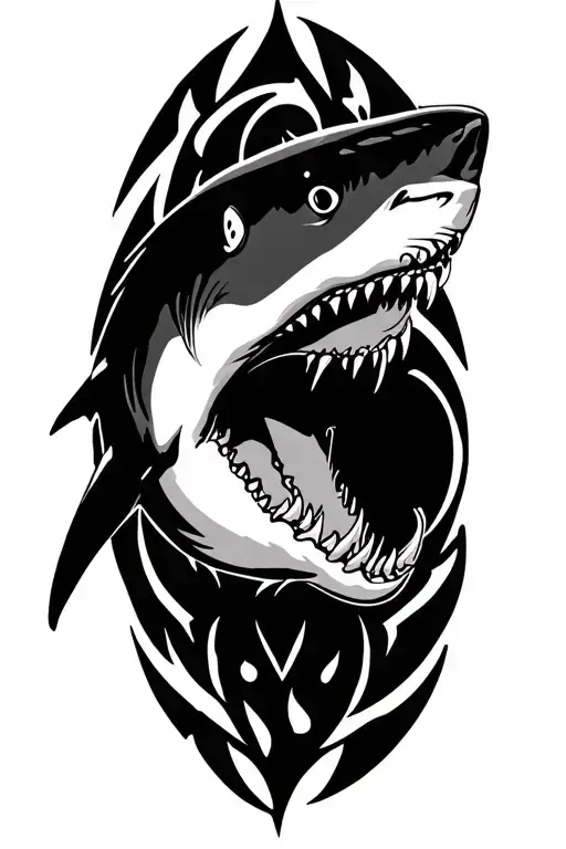 Shark And Tribal