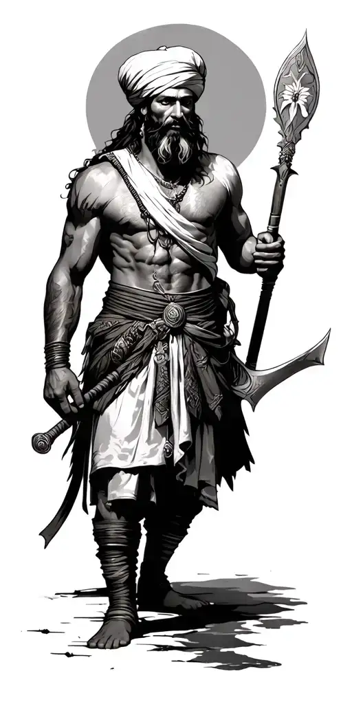Sikh Warrior Going