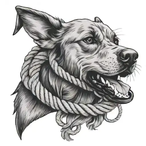 Smll Dog Puling Rope