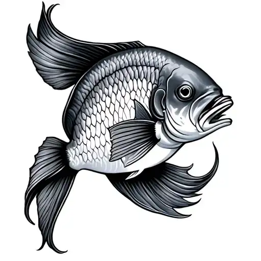 Pisces Fish Tattoo Design