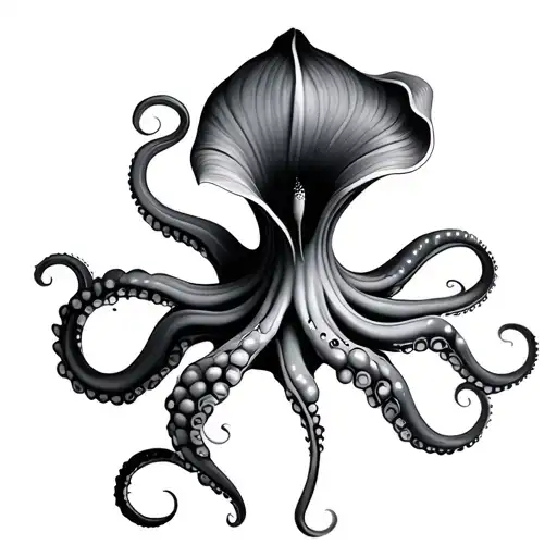 Calla Lilly Octopus