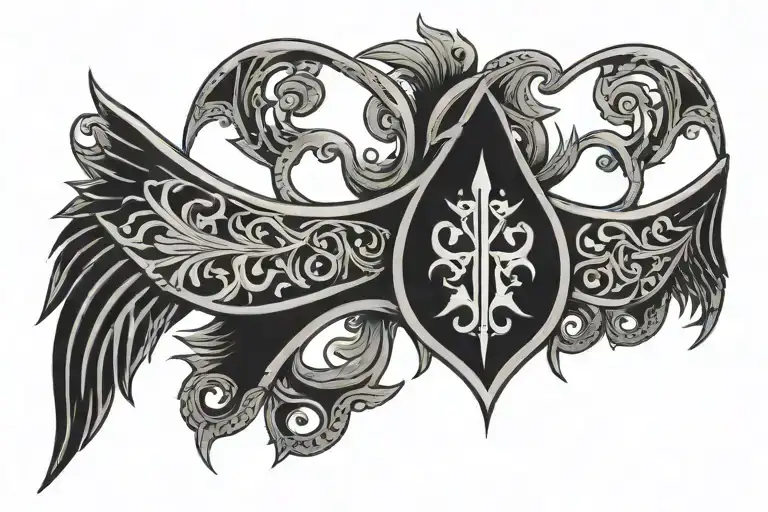 Band Tatto Lithuanian Spirit Symbol