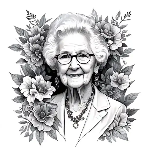 A Tatto For My Past Away Grandma