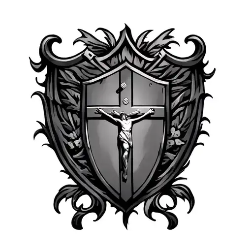 Shield Of Jesus Cross