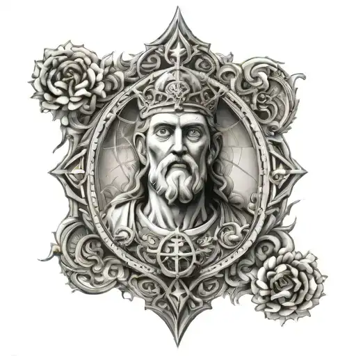 Full Sleeve Tattoo Religious Theme Sleeve