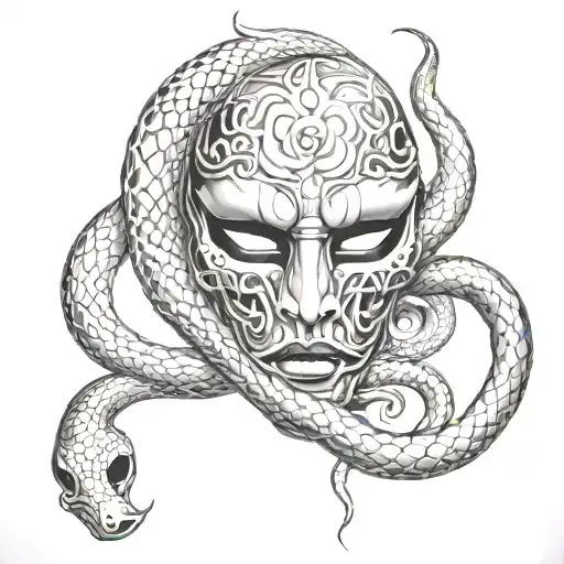 Mask Just Mask And Snake