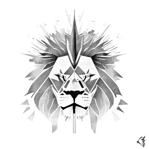 Spartan Helmet With Lion