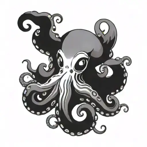 A Cute Anime Octopus Making