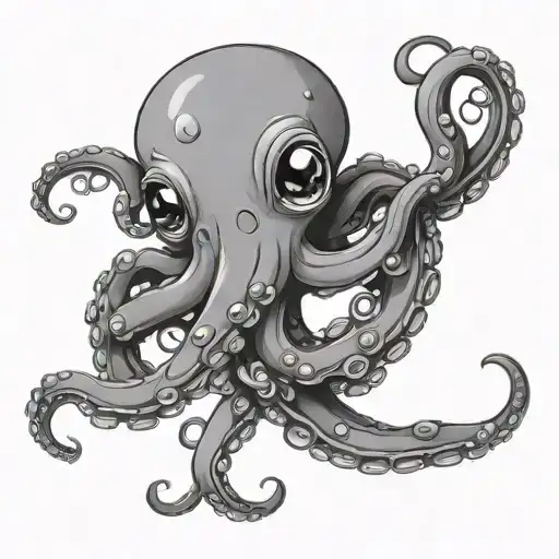 A Cute Anime Octopus Making