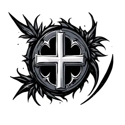 Black Cyber Cross