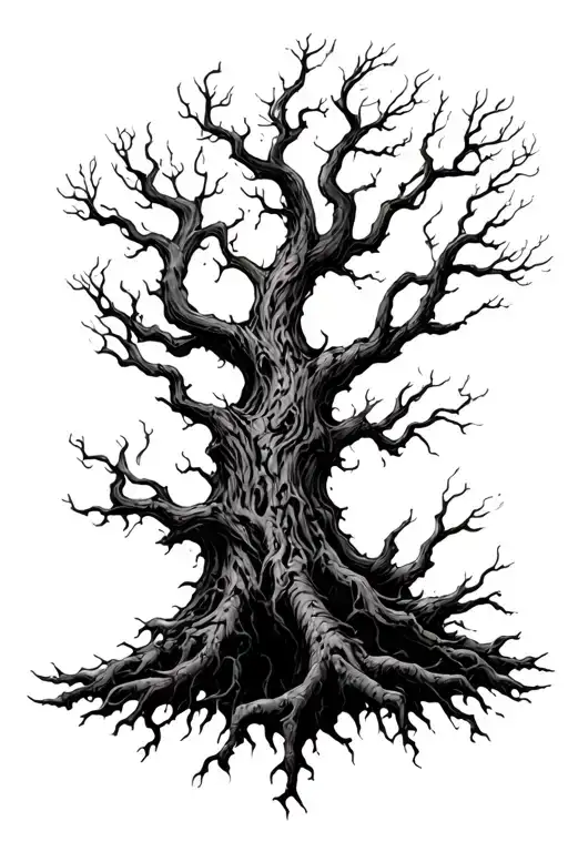 Tree That Reaches To The Heavens Has Roots Deep In Hell