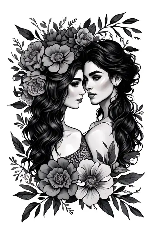 Names Marianna Isiah And Christian With Florals