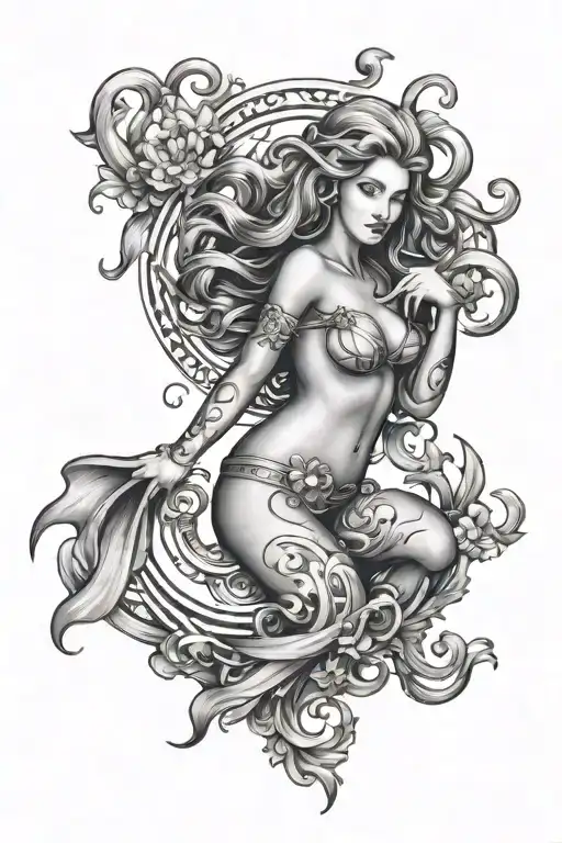 Sexy Aquarius Zodiac Sign