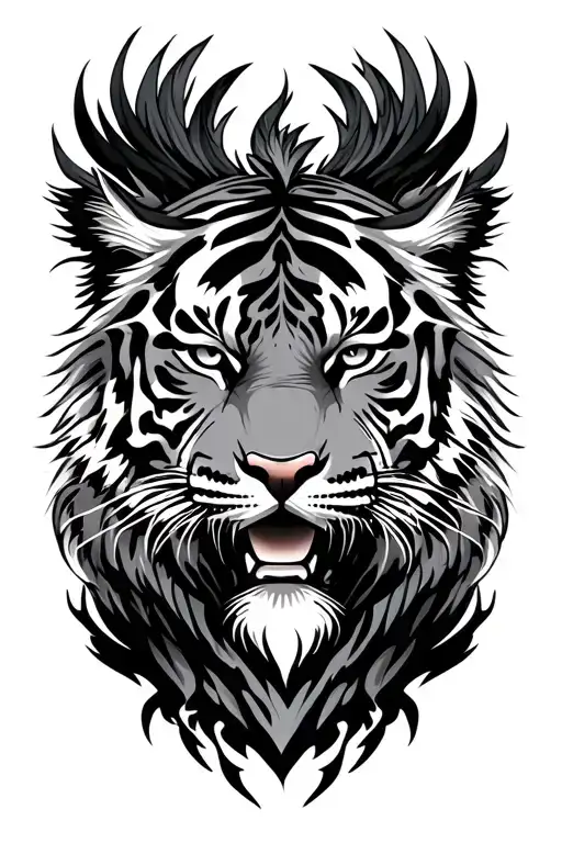 A Tigre Combined With A Phoenix