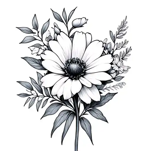 January Birth Flower And April Birth Flower Bouquet