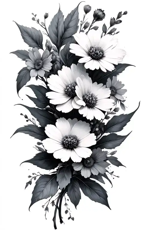 Wild Flowers Intertwined