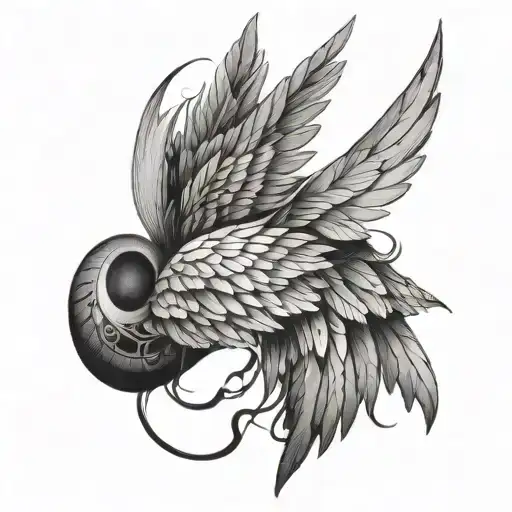 Wings With One Side Broken