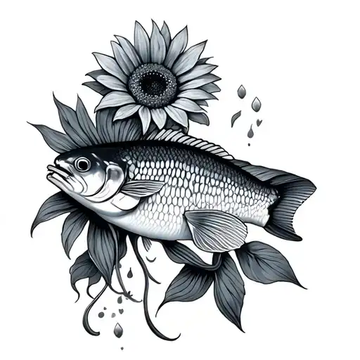 Pisces With Sunglower And Adhd