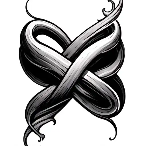 Infinity Symbol Intertwined