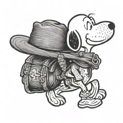 Cowboy Snoopy Dressed