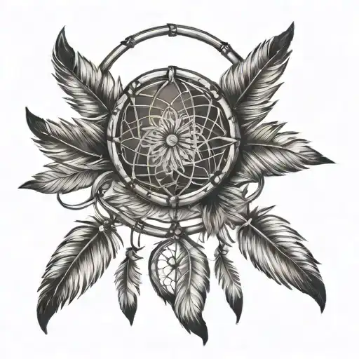 Dreamcatcher With Feather