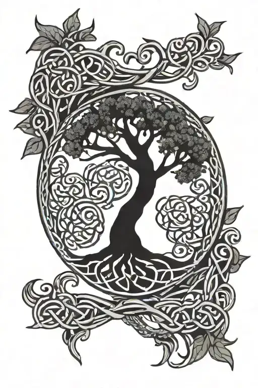 Celtic Tree Of Life Self Worth