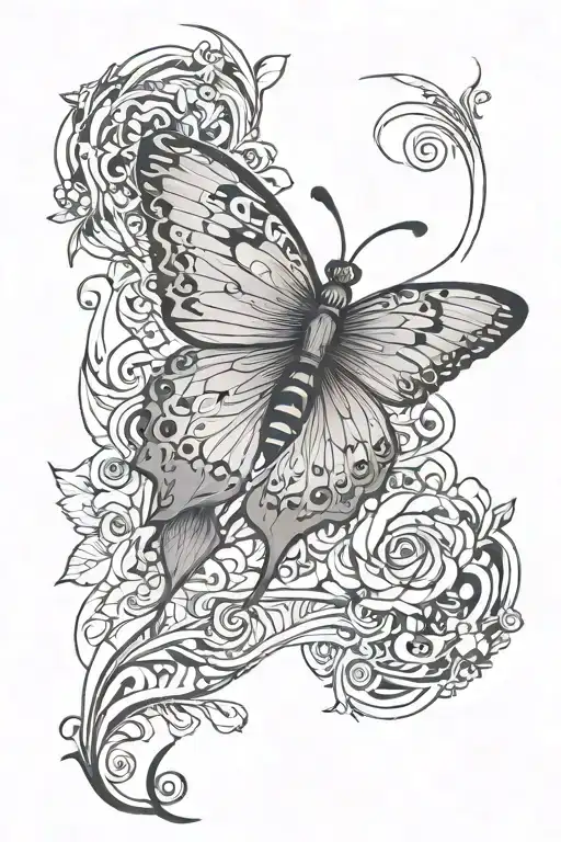 Fine Line Black Grey Tattoo Featuring R Y