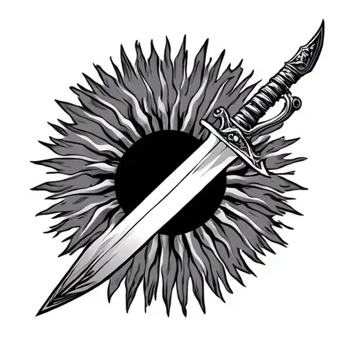 Sword And Sun Shining