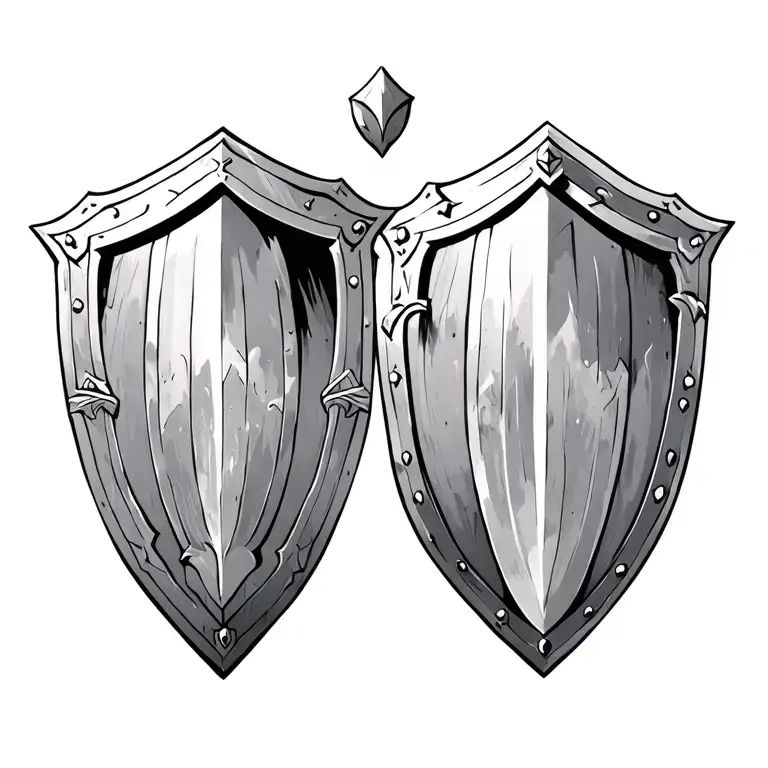 Paladin Sword And Shield Stylised