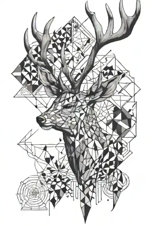 Deer Antlers Use Of Geometric