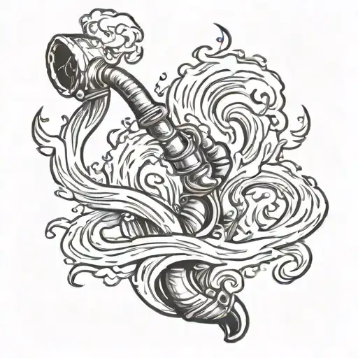 Water Hose Fight Fire