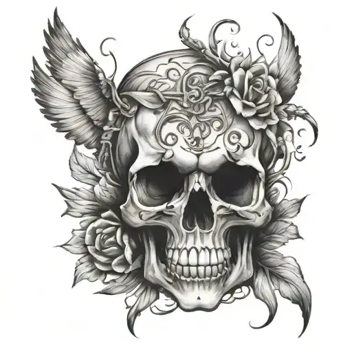 Skull Nature Love Music