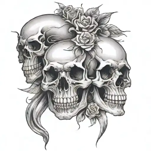Skull See Nothing Hear Nothing Speak Nothing