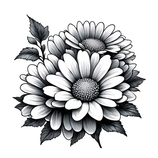 Chrysanthemum And Daisy
