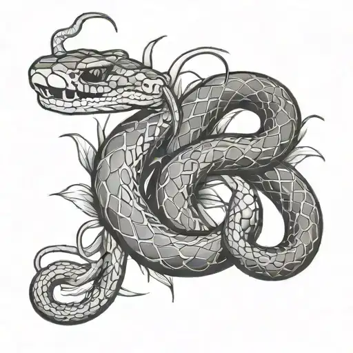 Snake And Thorns