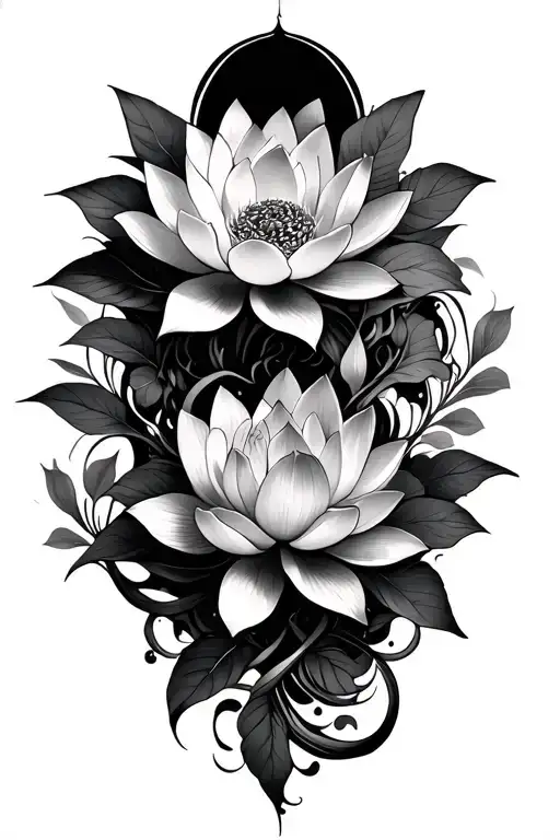 Flower Lotus And Samura Full Body