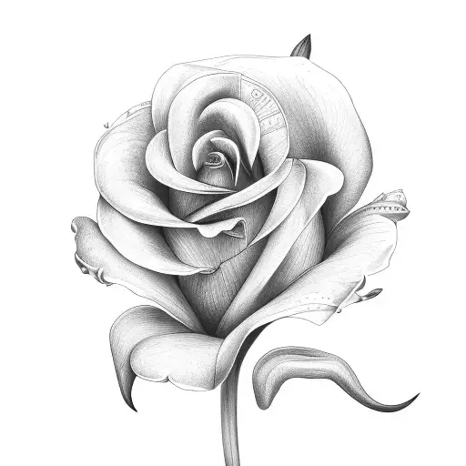 Rose Lily And Poppy Flower