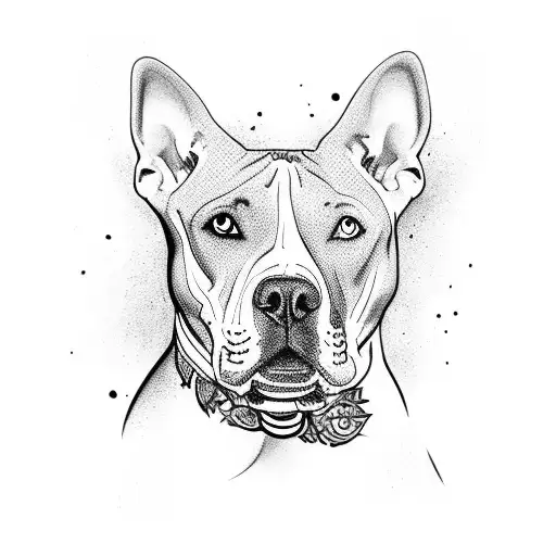 Pitbull Com Ornamentos