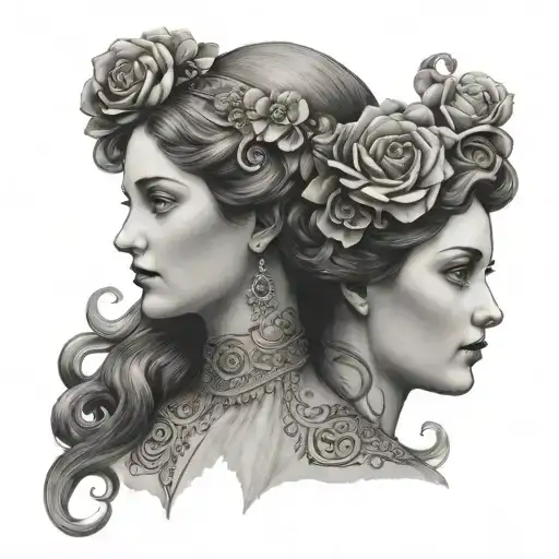 Victorian Women Portrait