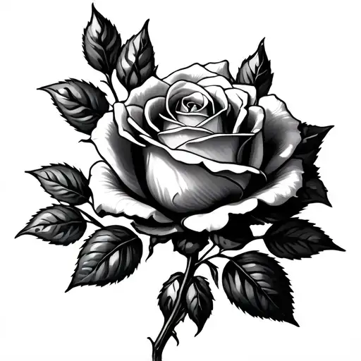 Rose Sprouting From Jewels