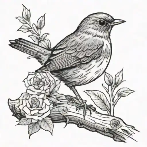 Robin Bird With Date 10-29-84