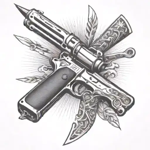 Knife Gun Money Fine