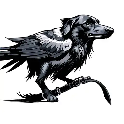 Raven Carriering Dog Collars