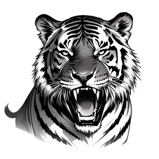 Tiger Roaring