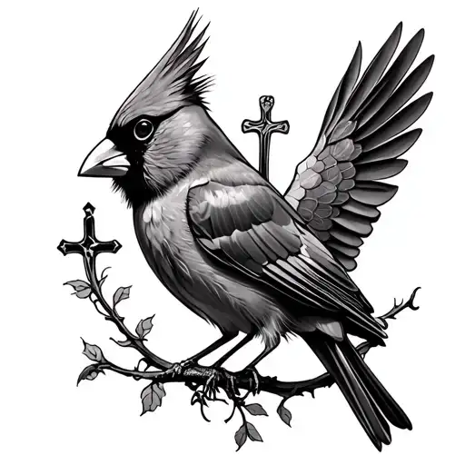 Cardinal And Cross