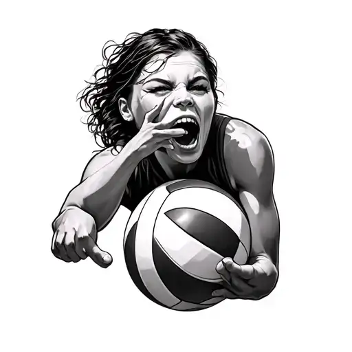 Women Being Spike On Hit In Face With Volleyball Funny