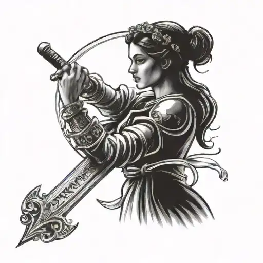 Saint Lucy And Sword