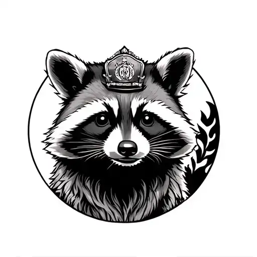 Fire Chief Raccoon
