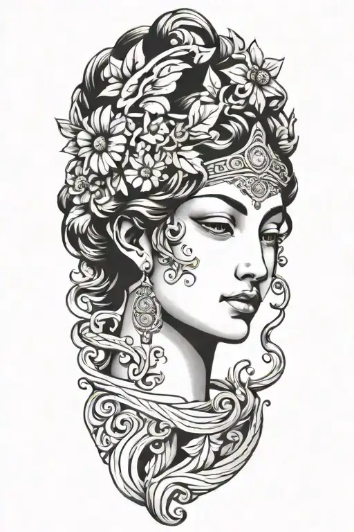 The Face Of The Greek Goddess